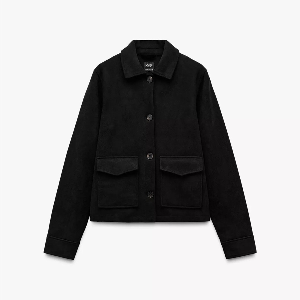 Zara faux suede jacket